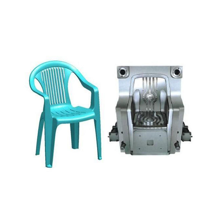 High quality office chair mold mould, good design big adult plastic arm chair injection mold
