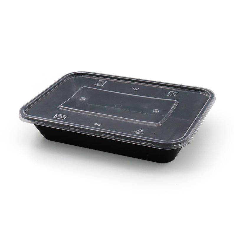 microwave safe food container with lid for takeout disposable bento lunch box